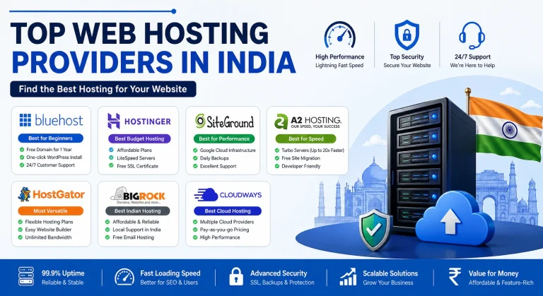 Top Web Hosting Companies in India