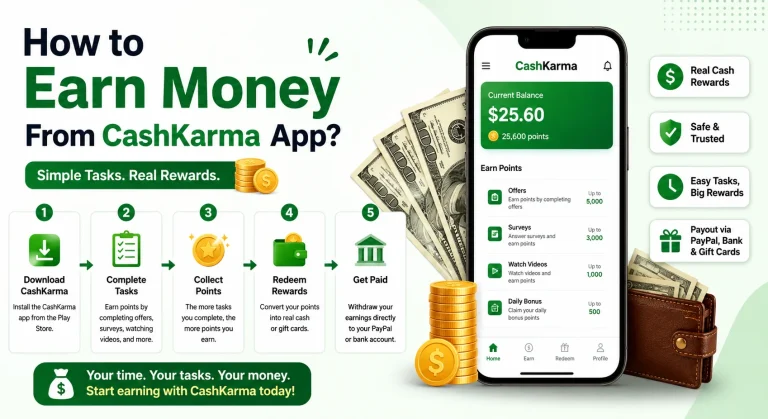 How to Earn Money From CashKarma App?