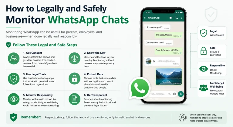 How to Legally and Safely Monitor WhatsApp Chats